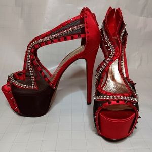 Platform stiletto high heel